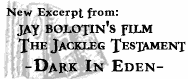 Jay Bolotin The Jackleg Testament